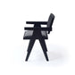 Chandigarh  Black Upholstered Study Chair