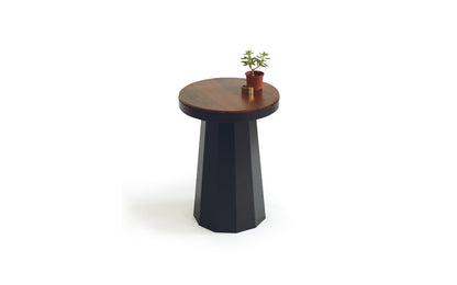 Matte Black Slip Side Table