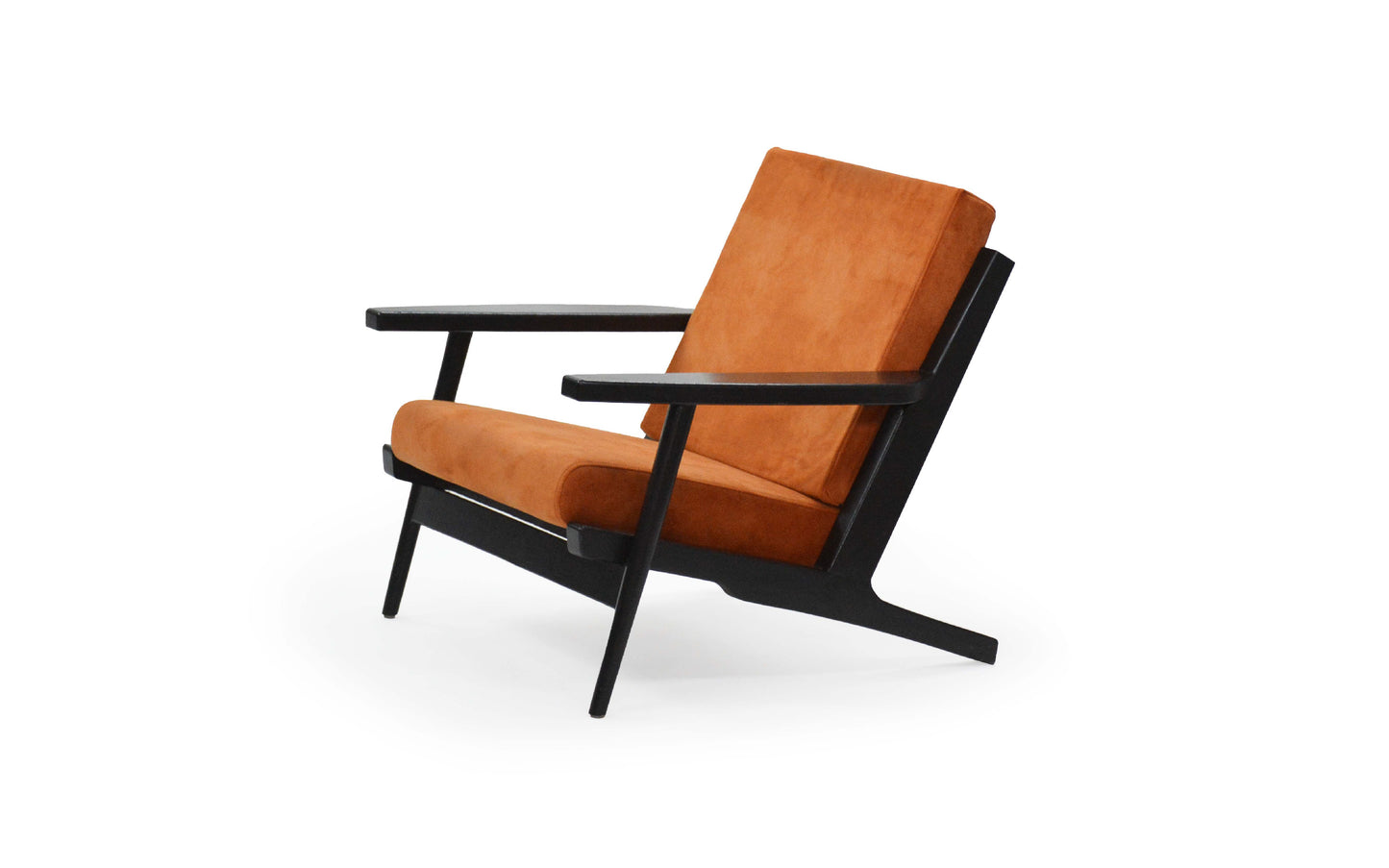 Wegner Black Lounge Chair