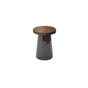 Matte Black Slip Side Table