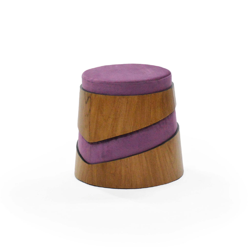 Swirl-Pouffe