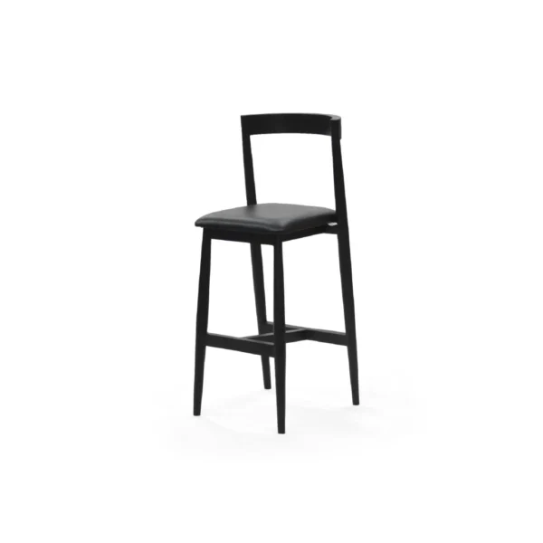 Urbane Black Bar Stool