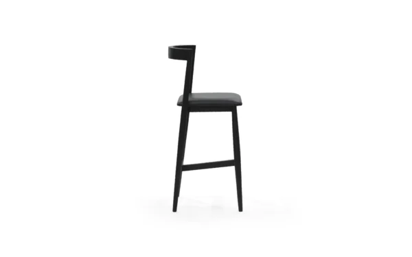 Urbane Black Bar Stool - Image 3